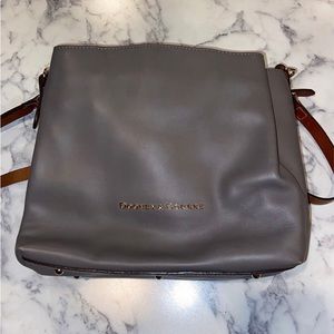 Elephant Grey color medium tote bag